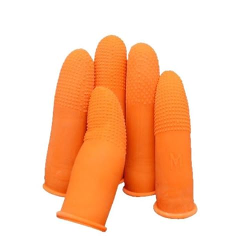 50 Pack Latex Finger Cots - Anti-Static Protective Covers for Jewelry Making