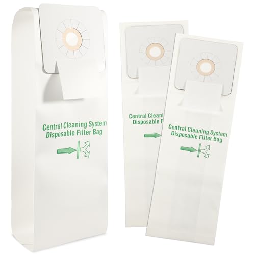 Yulean 3 Pack Central Vacuum Bags Compatible with Nutone & Beam Models