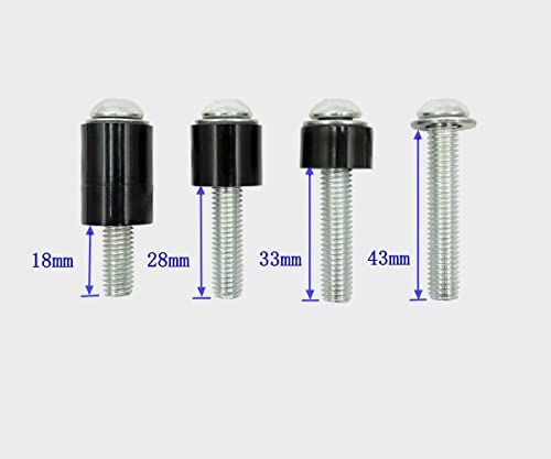 M8 x 45mm TV Mounting Screws and Spacers Kit for Samsung and Universal TVs