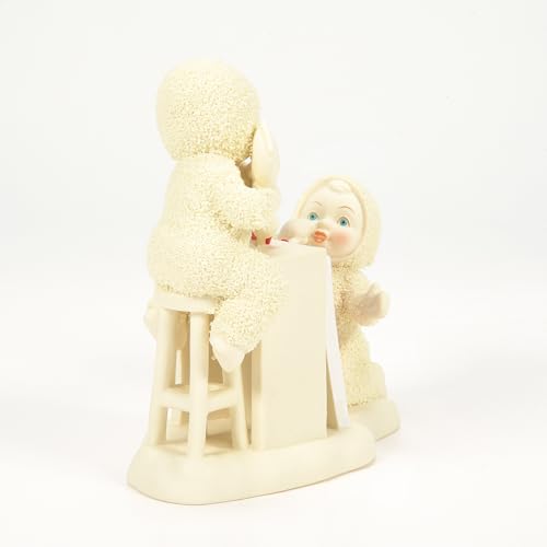 Snowbabies Christmas Figurine Set - Handmade Santa Portrait Collectible