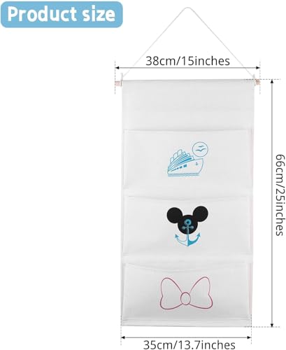 3-Pocket Fish Extender Hanger - White for Disney Cruise Door Decor