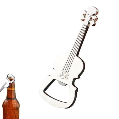 Guitar Bottle Opener - Metal Beer Opener for Music Lovers