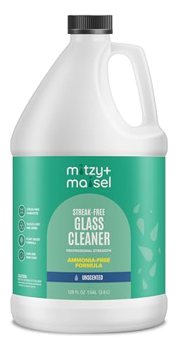 Mitzy+Maisel Ammonia-Free Glass Cleaner - 1 Gallon, Streak-Free Interior Surface Cleaner