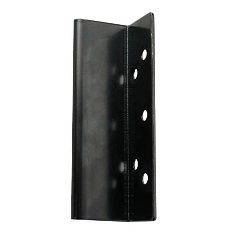 Heavy-Duty Double Hook Slot Brackets for Wooden Bed Frames - Set of 2
