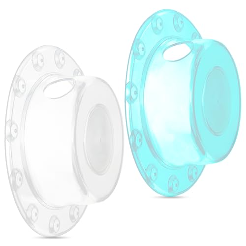 2 Pack Bathtub Stoppers - 6.1 Inch Universal PVC Drain Covers