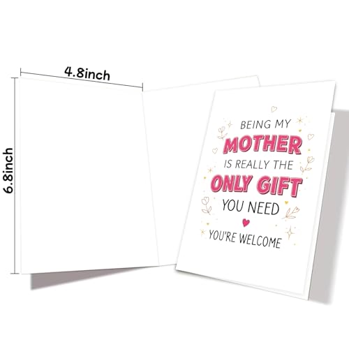 Funny Mother's Day Card for Mom | Humorous 5x7'' Greeting Card