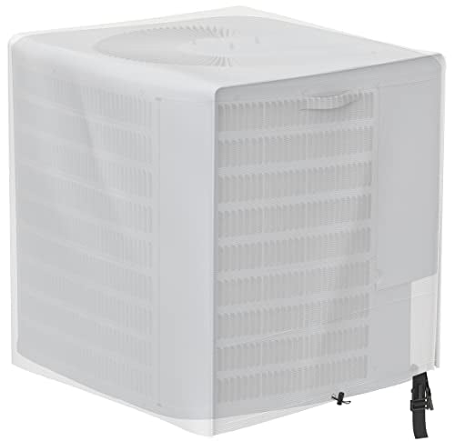 Simple Houseware Waterproof 24.5 x 24.5 x 30.2-Inch Air Conditioner Cover for Small Units