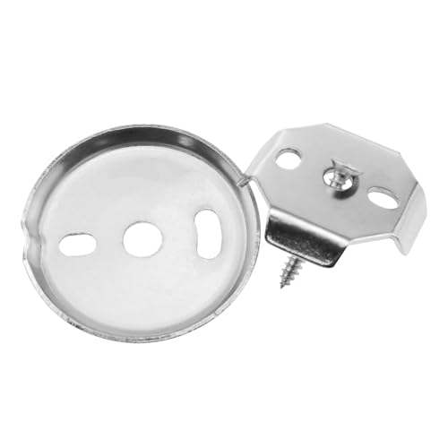 Stainless Steel Towel Bar Replacement Brackets - Silver Round & Square Set