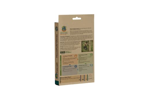 If You Care Large Reusable Latex Gloves for Cleaning & Gardening - Pack of 2