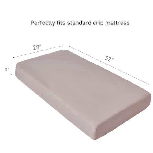Muslin Crib Sheet for Standard Mattress - Soft & Breathable