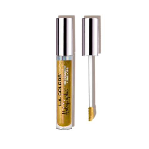 L.A. Colors Holographic Iridescent Lip Gloss Gold Rush CLG422