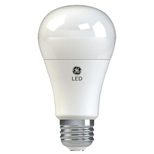 GE 40W Equivalent LED Light Bulbs A19 Soft White 4 Pack, Dimmable, Long-Lasting