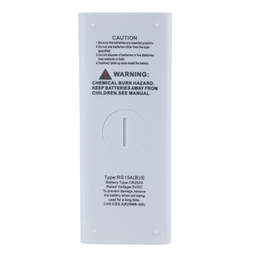 RG15A(B) Air Conditioning Remote Control for EATC08RE1 & More
