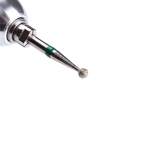 3PCS Diamond Cuticle Nail Drill Bits Rotary Burrs Set