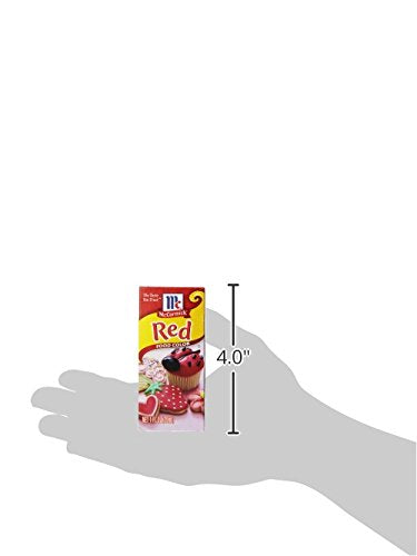 McCormick Red Food Color 1 fl oz - Bright & Versatile Dye