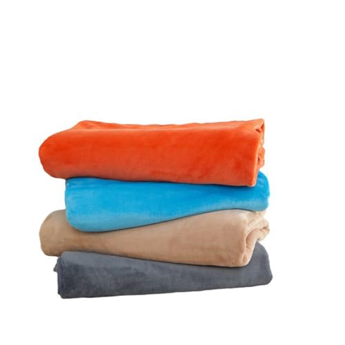 Cozy Lightweight Flannel Microfiber Blanket 39x59 inches - Green