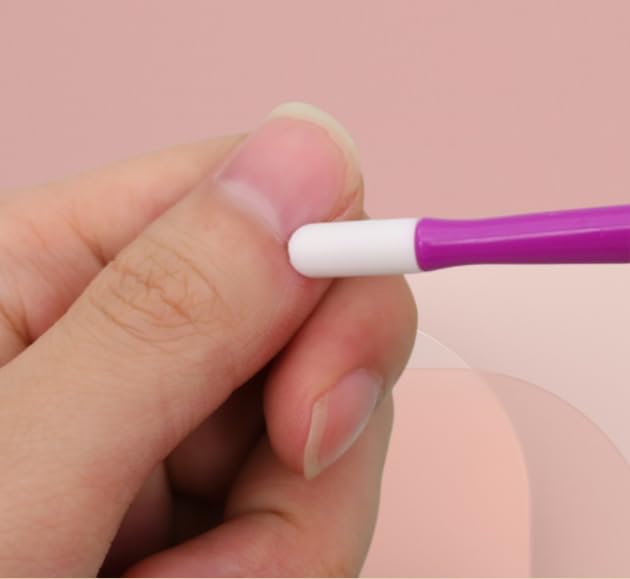 Rubber Cuticle Pusher Sticks Dead Skin Remover Manicure Tool 10 Pcs Pink