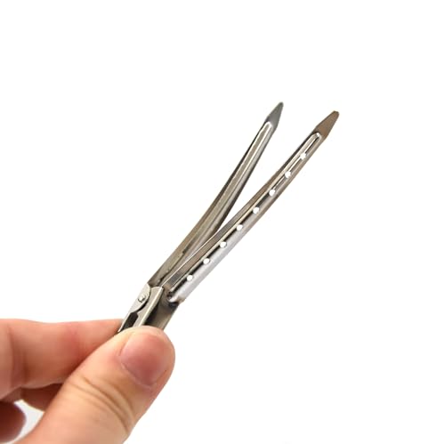 Metal Duckbill Hair Clips 30-Piece Alligator Curl Clips for Styling & DIY