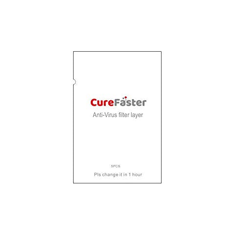 Curefaster Wound Care Healer Filter Replacement Layers - 5 Pack