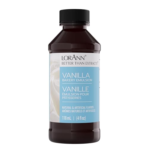 LorAnn Oils Vanilla Bakery Emulsion - No Added Color, 4 Fl Oz