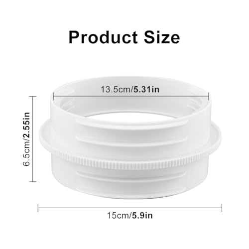 Universal Portable Air Conditioner Hose Connector for 5.1" and 5.9" Hoses