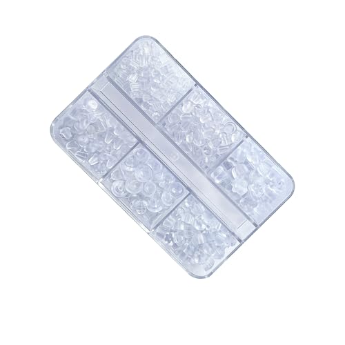 Clear Silicone Earring Backs – 6 Styles, Hypoallergenic & Secure