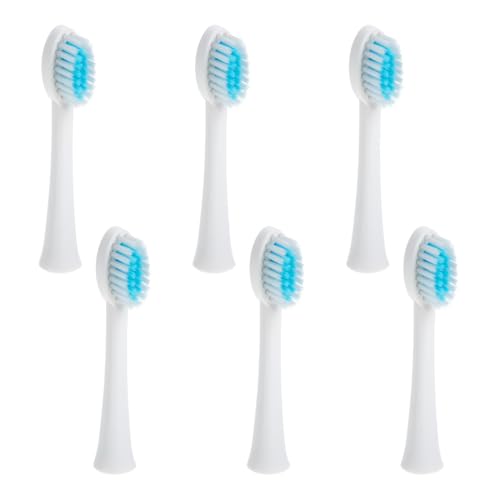 Healeved Electric Toothbrush Replacement Heads 6-Pack for X-3