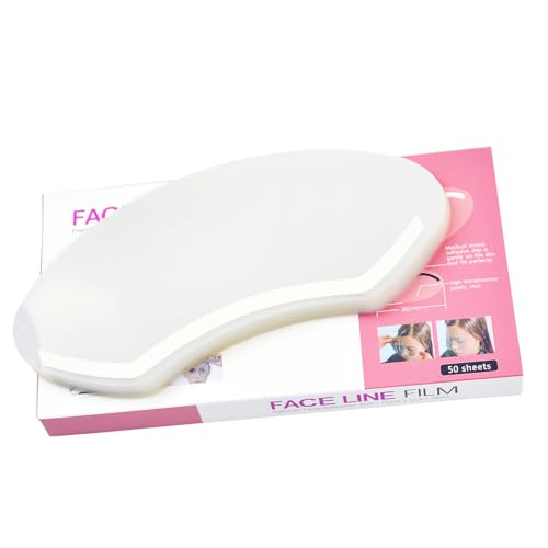 50 Pcs Disposable Shower Face Shields for Haircuts & Eyelash Extensions