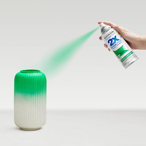 Rust-Oleum Painter's Touch 2X Ultra Cover Spray Paint, Gloss Spring Green, 12 oz