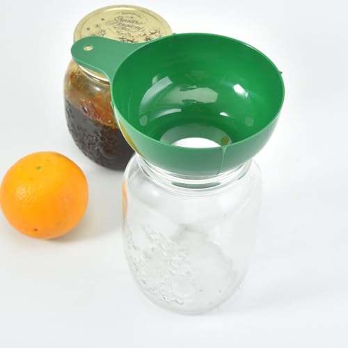Wide Mouth Plastic Funnel for Canning & Kitchen Use - 4.84"