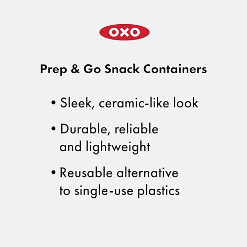 OXO Good Grips Snack & Dip Container - 1.6 Cups, Ocean Blue