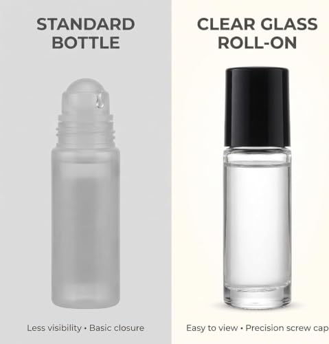 Sluswallow 30ml Glass Essential Oil Roller Bottles 2 Pcs