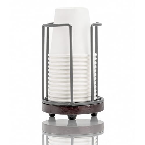 MorrowLiving 3oz Disposable Cup Holder for Bathroom and Espresso Bar