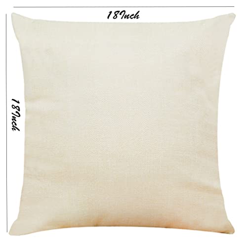 Basketball Theme Throw Pillow Cover - 18x18 Inch Black Linen