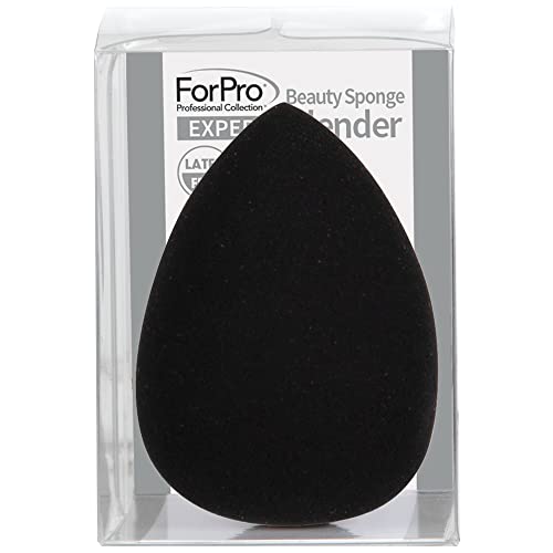 ForPro Expert Makeup Sponge Blender - Latex-Free Black Beauty Sponge