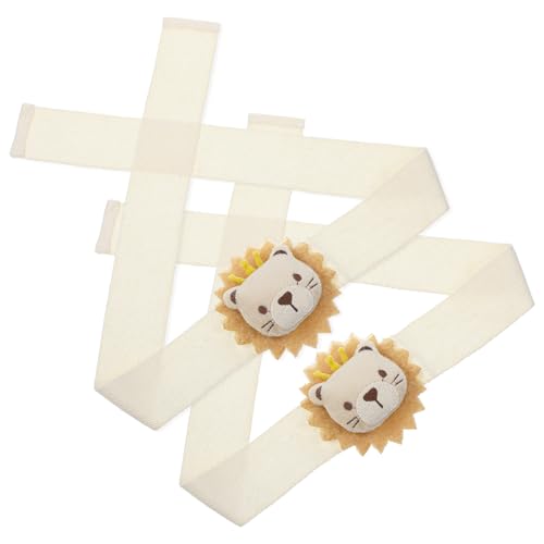 Cute Cartoon Lion Curtain Tiebacks - 2 Pack Decorative Holdbacks
