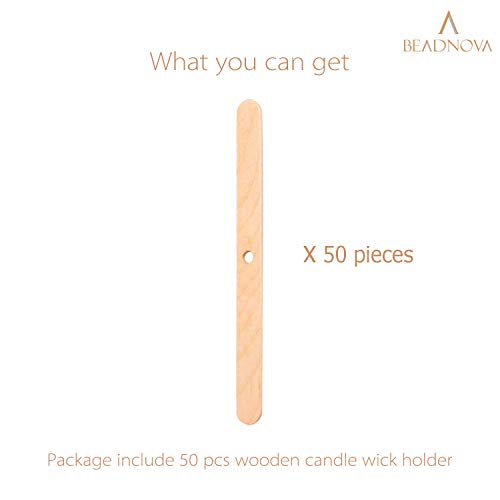 BEADNOVA 50 Pack Candle Wick Holders for DIY Candle Making