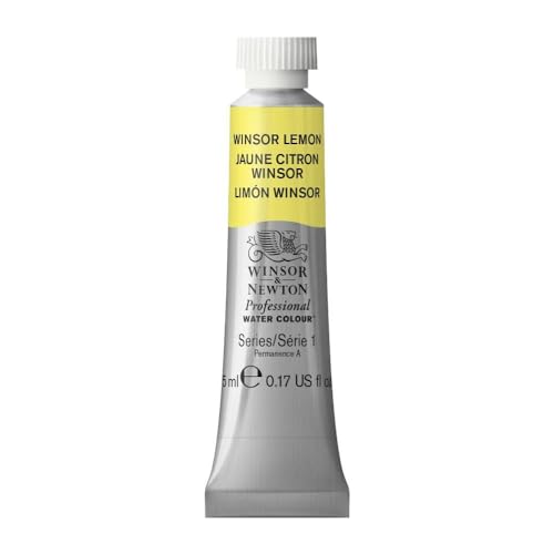 Winsor & Newton Professional Watercolor 5ml Tube - Winsor Lemon