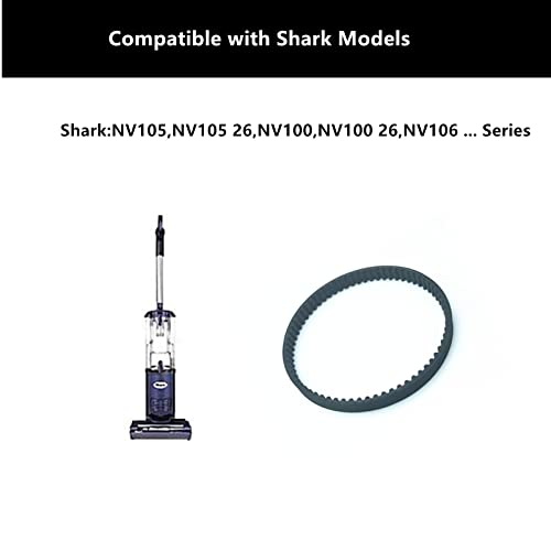 Replacement Belts for Shark NV105 Vacuum Cleaner - 2 Pack