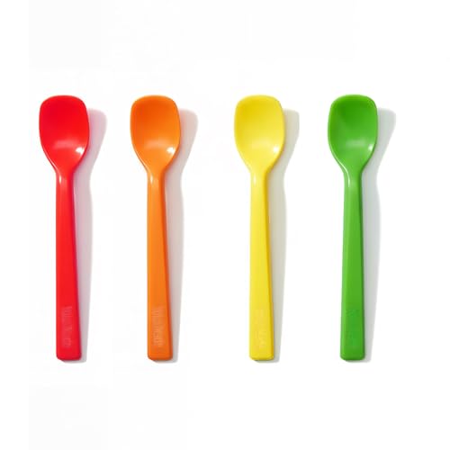 Yoku Made Silicone Spatula Spoon - 6 Inch, 4 Pack, BPA Free