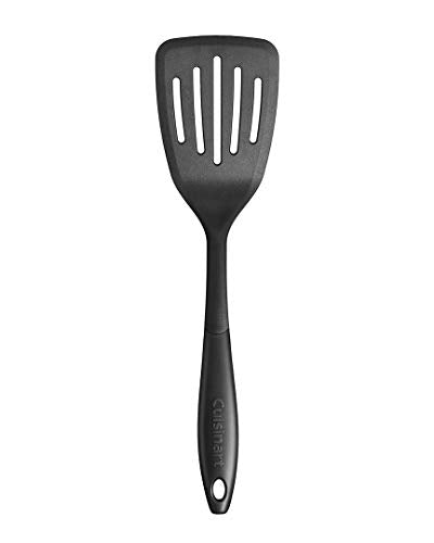 Cuisinart Slotted Turner with Soft-Grip Handle, Black, 15.5"
