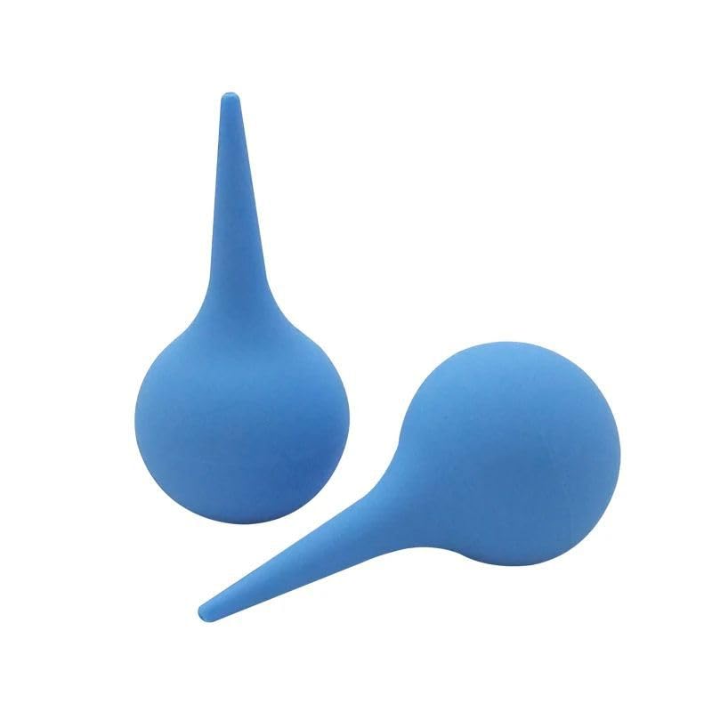Fujolu 27ml Rubber Ear Bulb Syringe, Soft Reusable Earwax Removal Tool for Kids and Adults