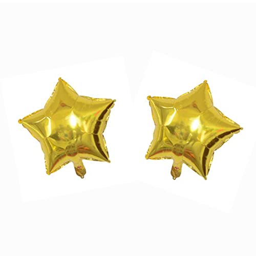 5 PCS Happy Birthday Foil Balloons - Beer Mug & Star Design