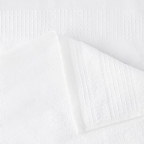 Amazon Basics Organic Cotton Waffle Dish Cloths, 12" x 12", 6-Pack, White