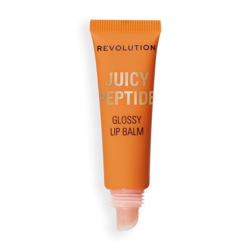 Revolution Juicy Peptide Lip Balm - Bellini Orange Sheer Tint