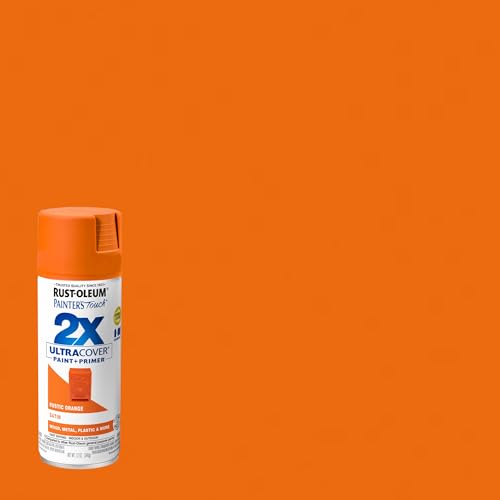Rust-Oleum Painter's Touch 2X Ultra Cover Satin Spray Paint - Rustic Orange