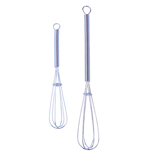 Mini Whisks Set of 2 - 5 & 7 Inch Whisks for Mixing Sauces