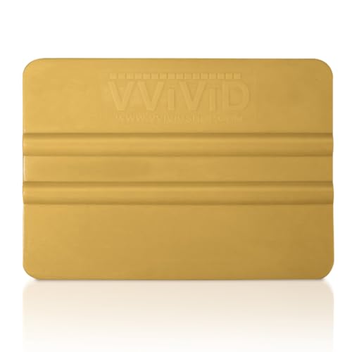 VViViD Gold Vinyl Wrap Squeegee - Durable Tool for Car Wraps