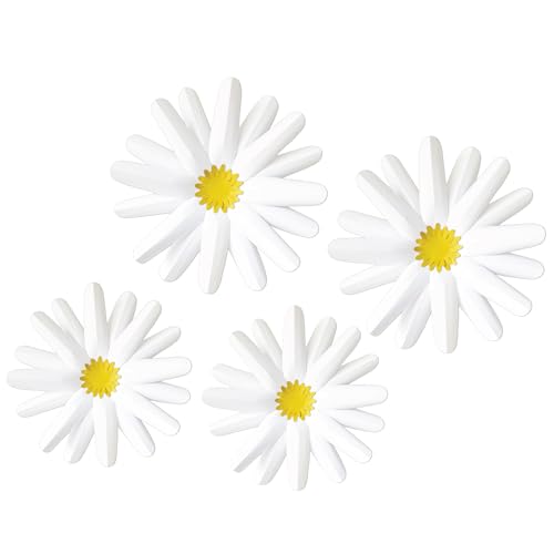 White Daisies 4-Piece 3D Bulletin Board Décor Set