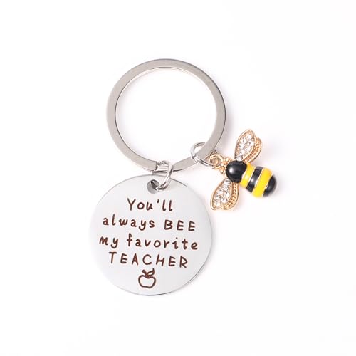 Lamyba Teacher Appreciation Gift Set with Crochet Sunflower, Bracelet & Keychain
